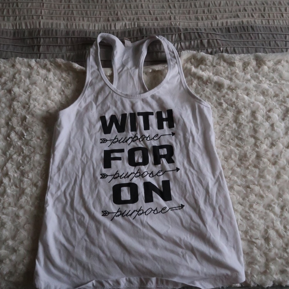 White Inspirational Tank Top